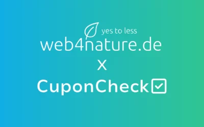 Navega de manera eficiente y sostenible en CuponCheck: certificado por web4nature